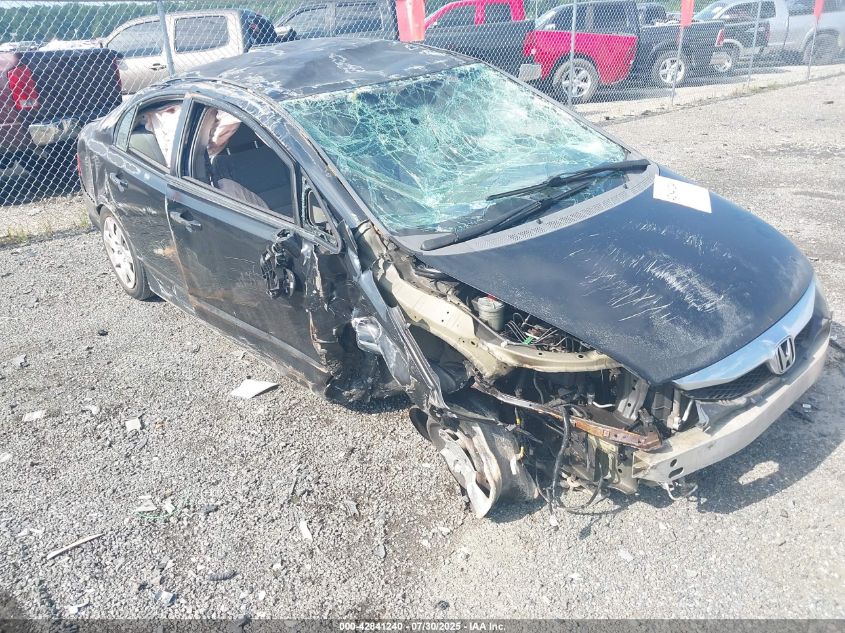 2009 Honda Civic Lx VIN: 2HGFA16589H521400 Lot: 42841240