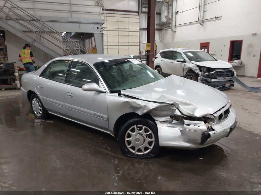 2002 Buick Century Custom silver sedan gasoline 2G4WS52J121150032 photo #1