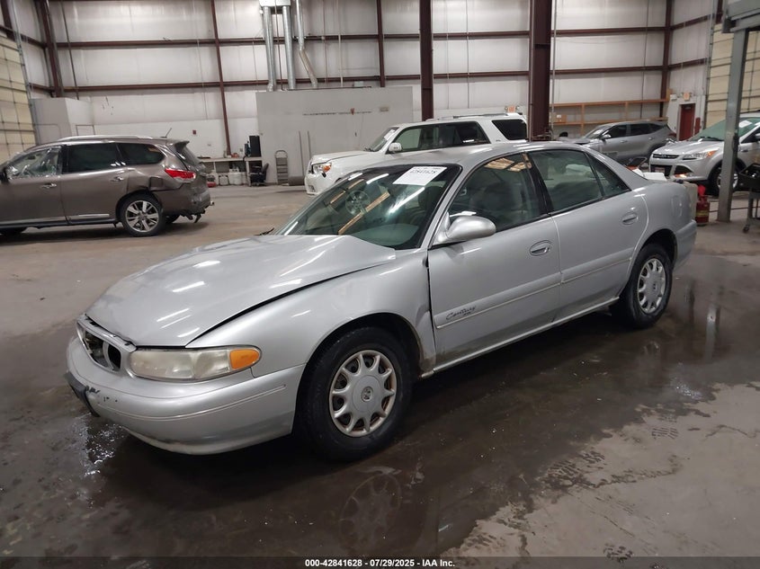 2002 Buick Century Custom silver sedan gasoline 2G4WS52J121150032 photo #3