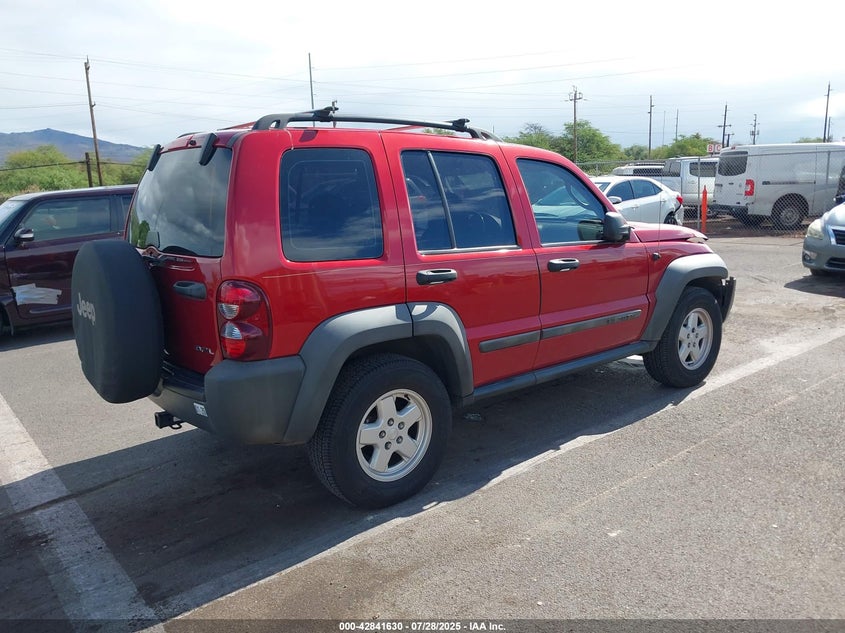 1J4GK48K07W594080 2007 JEEP LIBERTY (NORTH AMERICA) photo no. 4