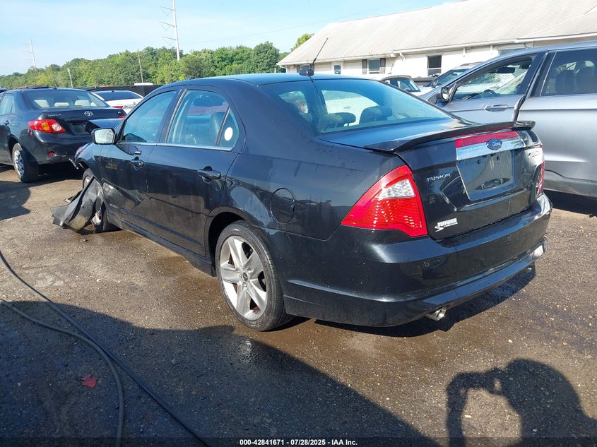 3FAHP0KC9AR178518 2010 FORD FUSION photo no. 3