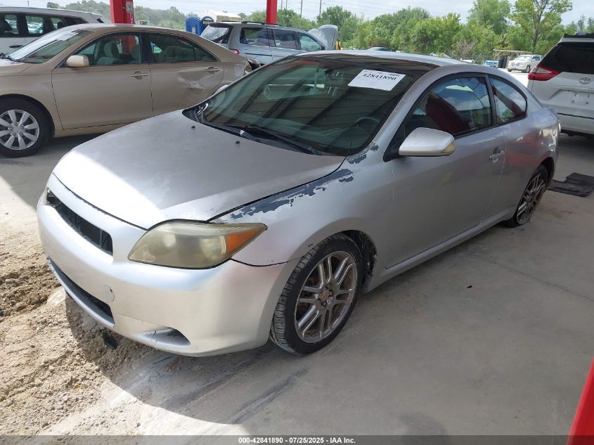 2009 Scion Tc silver coupe gasoline JTKDE167290287635 photo #3