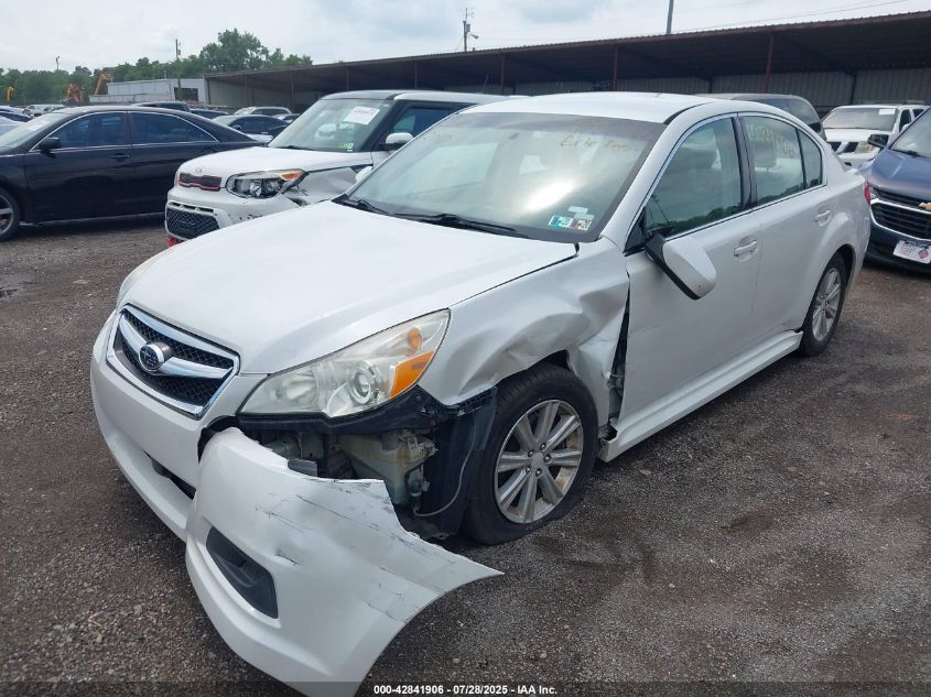2010 Subaru Legacy 2.5I Premium VIN: 4S3BMBF6XA3221917 Lot: 42841906