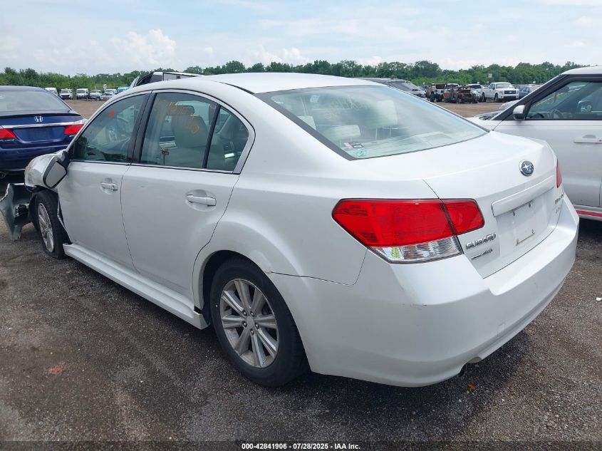 2010 Subaru Legacy 2.5I Premium VIN: 4S3BMBF6XA3221917 Lot: 42841906