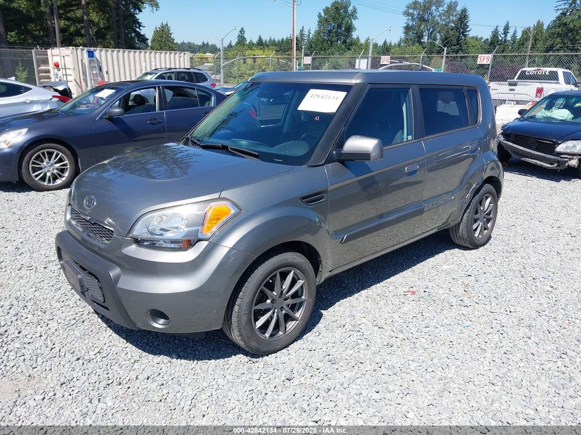 2010 Kia Soul + VIN: KNDJT2A22A7124349 Lot: 42842134