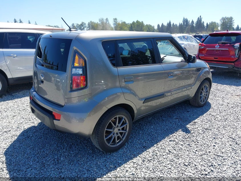2010 Kia Soul + VIN: KNDJT2A22A7124349 Lot: 42842134