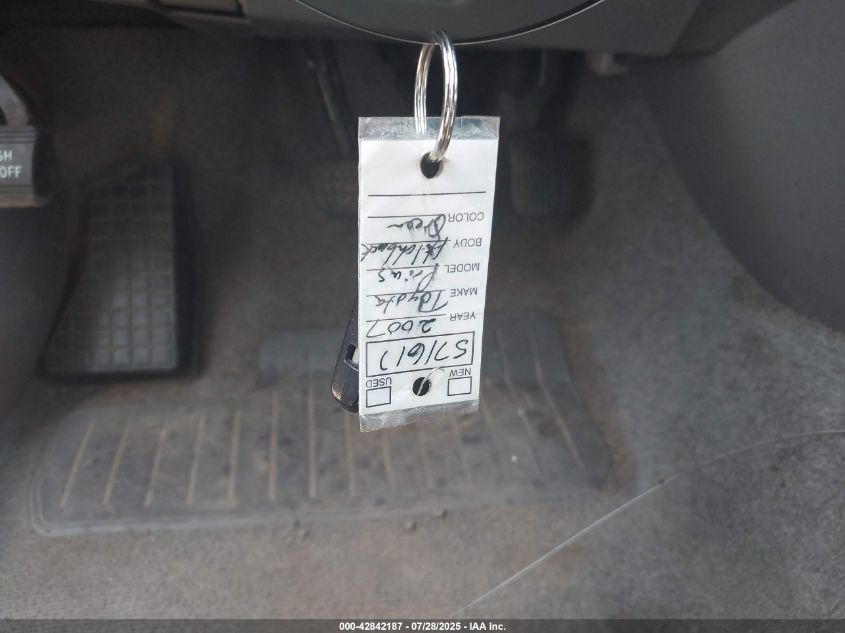 2007 Toyota Prius VIN: JTDKB20U777571617 Lot: 42842187