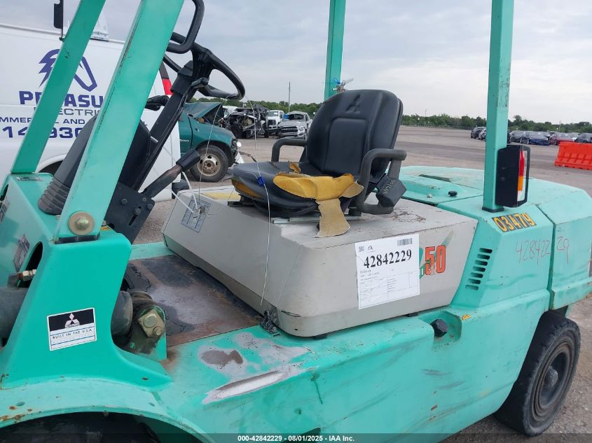 1999 Mitsubishi 50 VIN: 0000000AF28A50171 Lot: 42842229