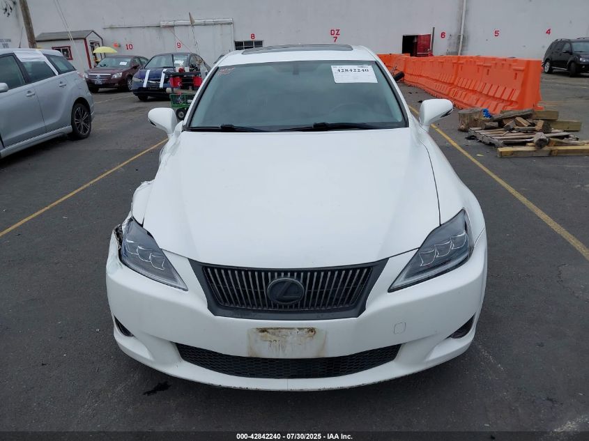 2010 Lexus Is 250 VIN: JTHBF5C20A5124919 Lot: 42842240