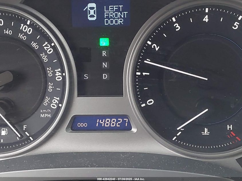 2010 Lexus Is 250 VIN: JTHBF5C20A5124919 Lot: 42842240