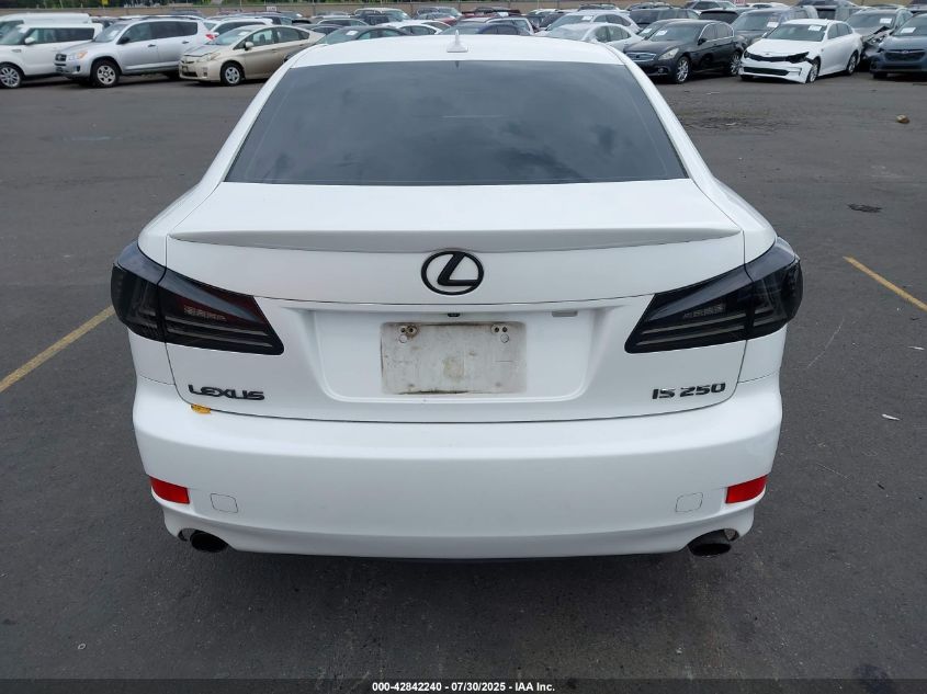 2010 Lexus Is 250 VIN: JTHBF5C20A5124919 Lot: 42842240