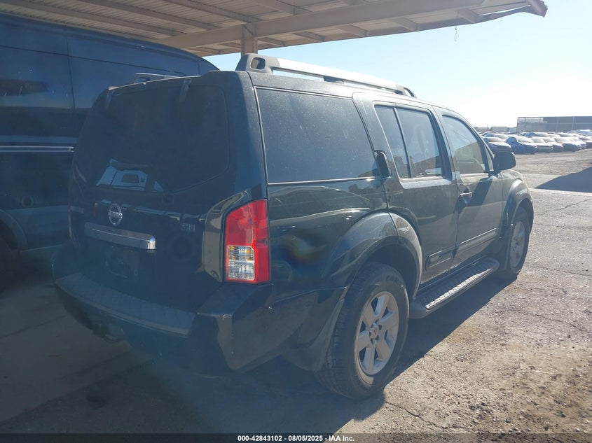 Vin: 5n1ar1nn1ac605290, lot: 43336651, nissan pathfinder se 20104