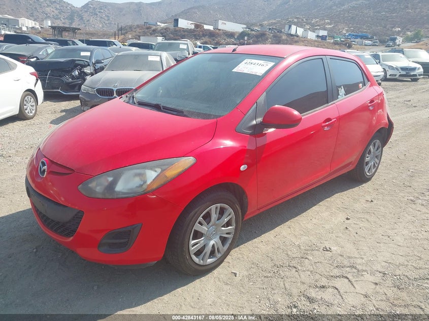 Vin: jm1de1kz8e0171316, lot: 43336716, mazda mazda2 sport 20142