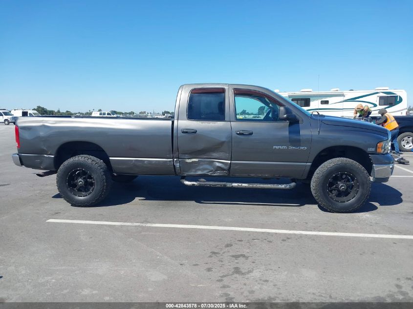 2003 Dodge Ram 2500 Slt/Laramie/St VIN: 3D7KU28D13G742624 Lot: 42843578