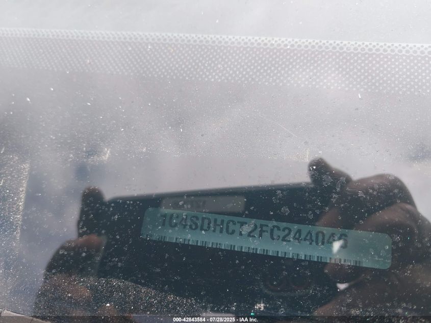 2015 Dodge Durango R/T VIN: 1C4SDHCT2FC244046 Lot: 42843584