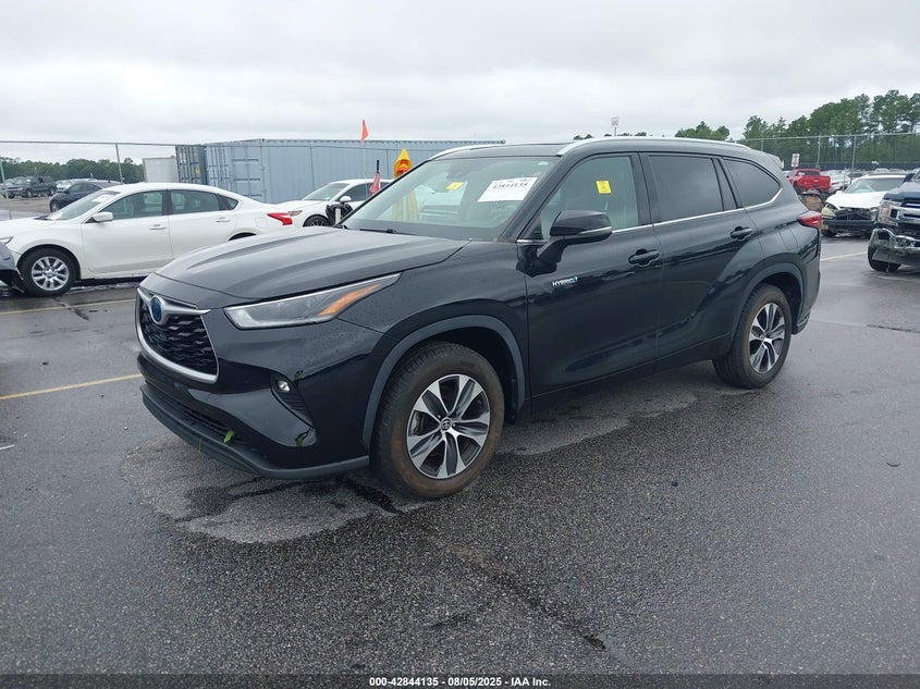 VIN 5TDGARAH2MS011038 2021 TOYOTA HIGHLANDER HYBRID XLE