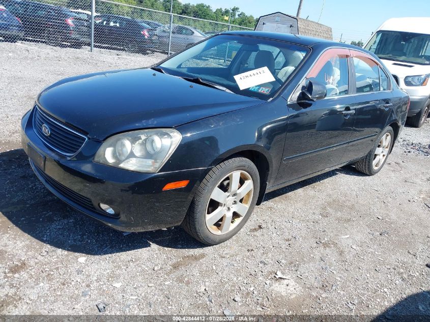 2007 Kia Optima Lx VIN: KNAGE123975114599 Lot: 42844412