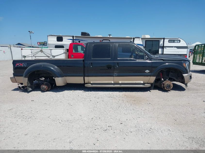 2012 Ford F-350 Lariat VIN: 1FT8W3DT6CED15707 Lot: 42844524