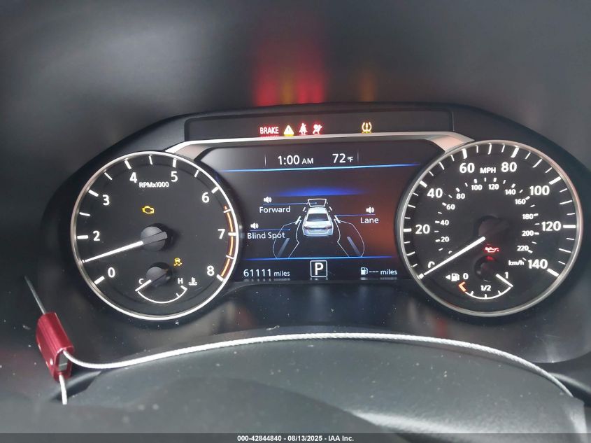 2022 Nissan Altima Sr Fwd VIN: 1N4BL4CV6NN307395 Lot: 42844840