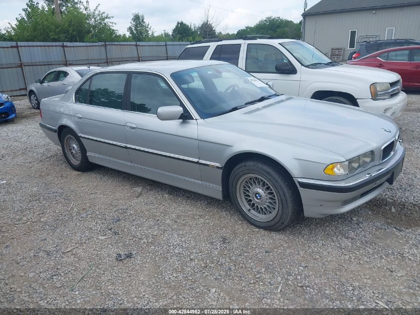 2001 BMW 740Il VIN: WBAGH83451DP21426 Lot: 42844952