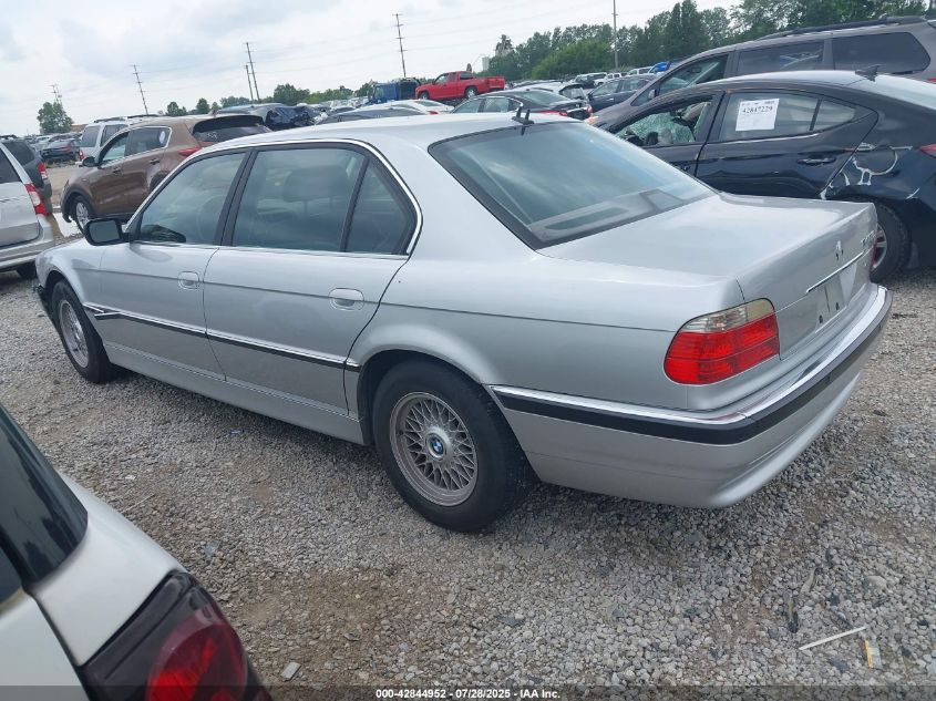 2001 BMW 740Il VIN: WBAGH83451DP21426 Lot: 42844952