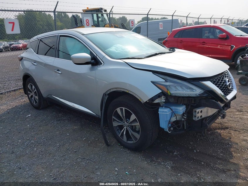 5N1AZ2AS5MC127316 2021 Nissan Murano S Intelligent Awd auction photo 1