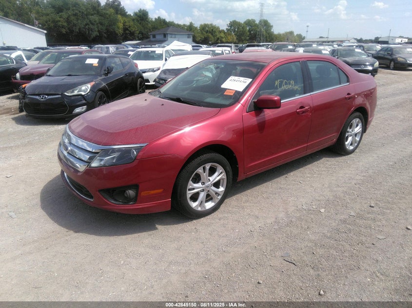 Vin: 3fahp0ha6cr232429, lot: 43338727, ford fusion se 20122