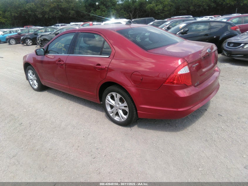 Vin: 3fahp0ha6cr232429, lot: 43338727, ford fusion se 20123