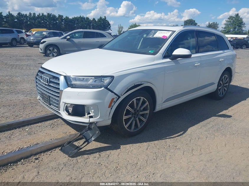 Vin: wa1laaf77hd014481, lot: 43338894, audi q7 3.0t premium 20172