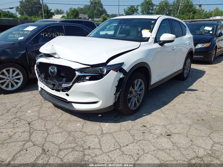 Vin: jm3kfbdm2m0399040, lot: 43338952, mazda cx-5 grand touring 20212