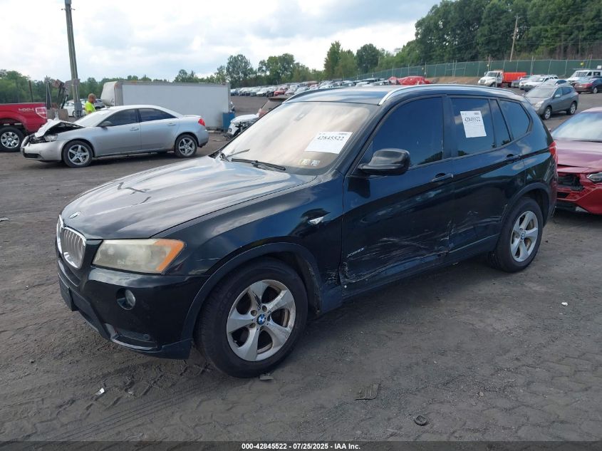 2011 BMW X3 xDrive28I VIN: 5UXWX5C51BL704377 Lot: 42845522