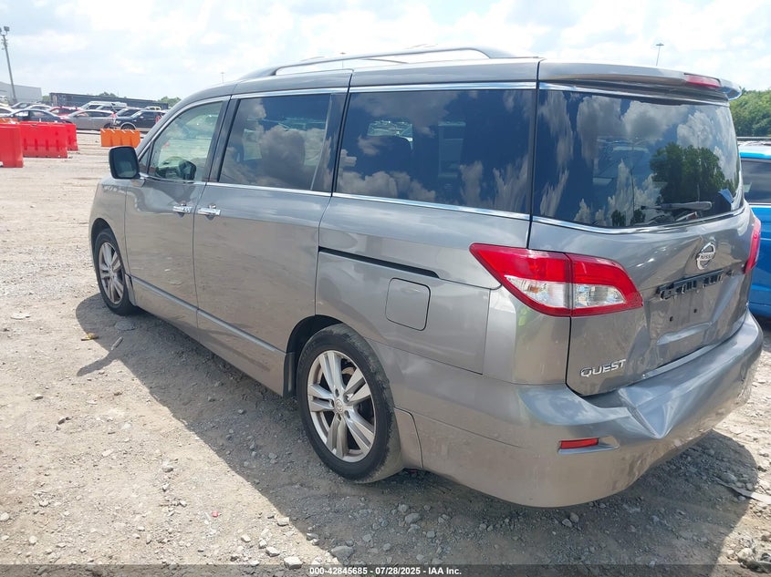 2012 Nissan Quest Sl VIN: JN8AE2KP0C9048792 Lot: 42845685