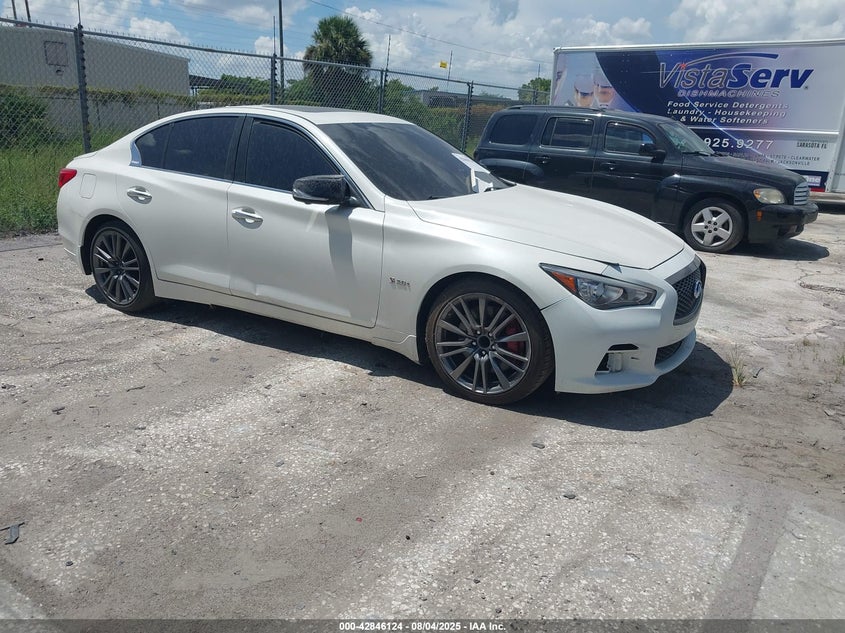 JN1FV7AP5HM851217 2017 Infiniti Q50 3.0T Red Sport 400 auction photo 1