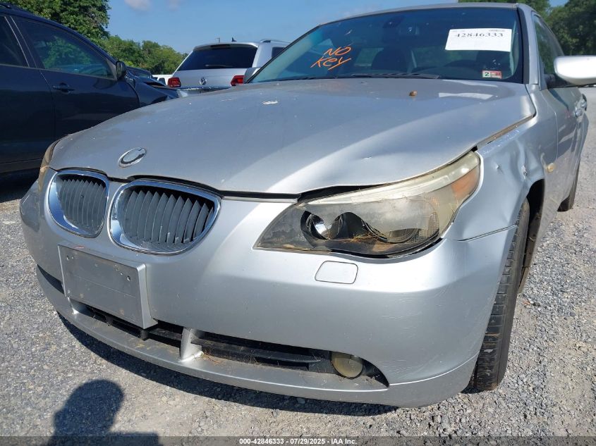 2004 BMW 525I VIN: WBANA53594B851700 Lot: 42846333