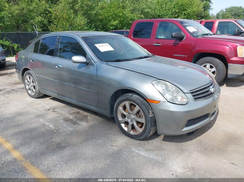 2006 Infiniti G35 VIN: JNKCV51F36M605869 Lot: 42846370