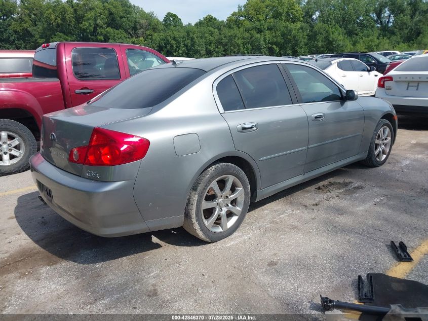 2006 Infiniti G35 VIN: JNKCV51F36M605869 Lot: 42846370