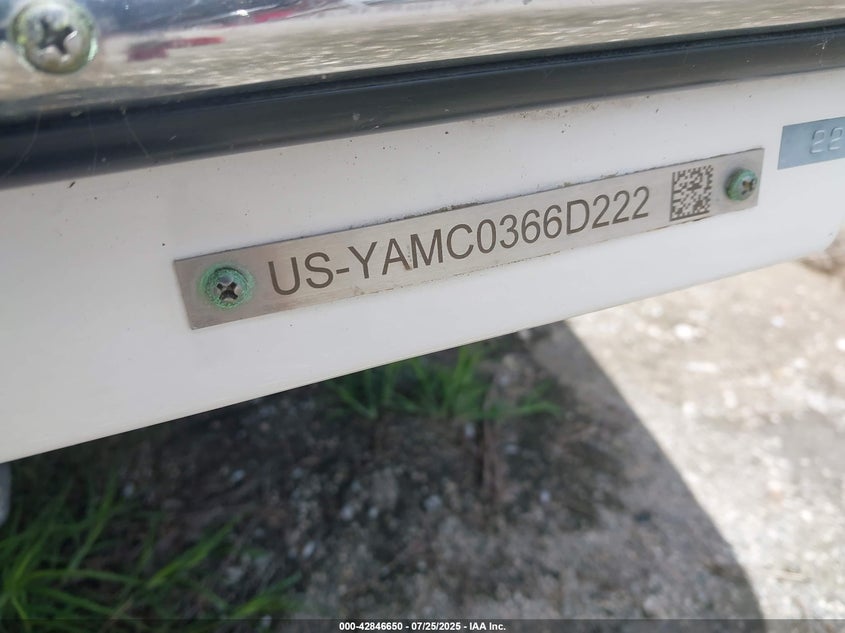 2022 Yamaha Other VIN: YAMC0366D222 Lot: 42846650