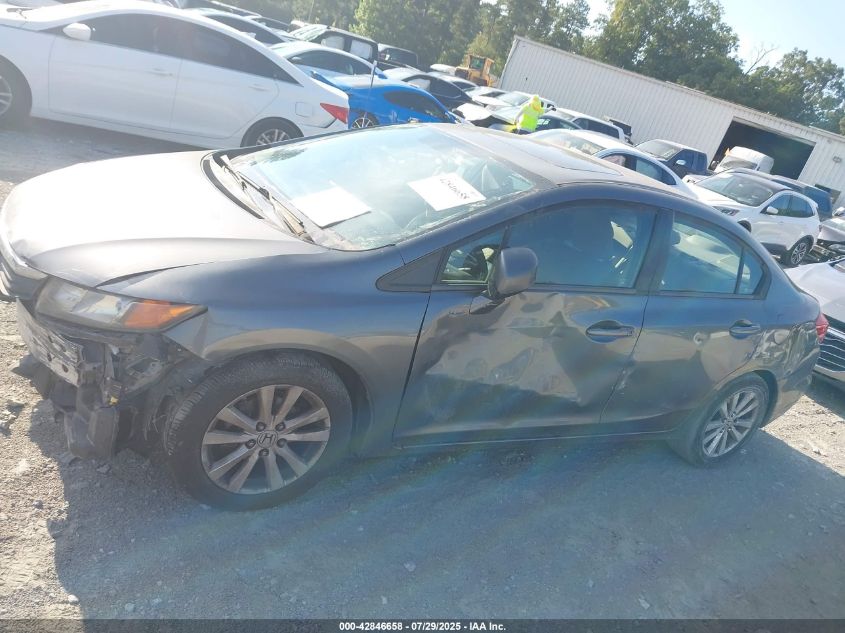 2012 Honda Civic Ex VIN: JHMFB2F84CSO00653 Lot: 42846658