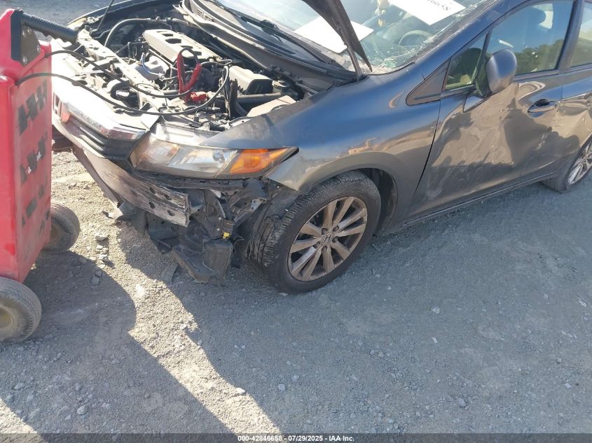 2012 Honda Civic Ex VIN: JHMFB2F84CSO00653 Lot: 42846658