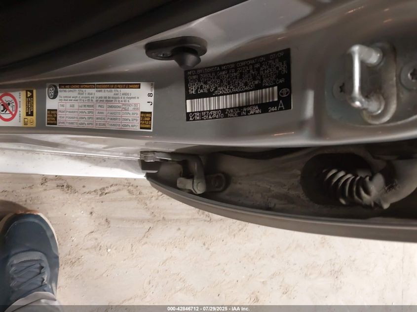 2010 Toyota Prius I/Ii/Iii/Iv/V VIN: JTDKN3DU9A5D34631 Lot: 42846712