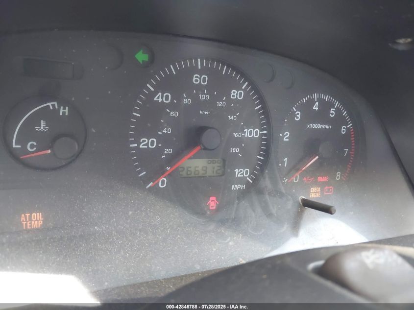 1998 Subaru Impreza Outback Sport VIN: JF1GF485XWH813222 Lot: 42846788