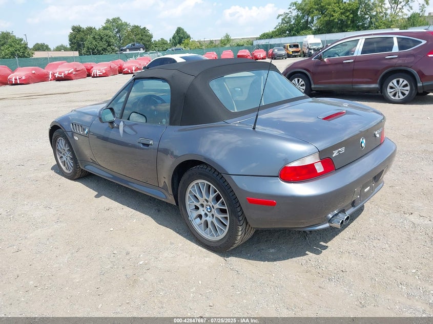 2001 BMW Z3 2.5I VIN: WBACN33481LM01095 Lot: 42847667