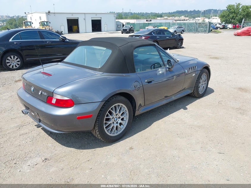 2001 BMW Z3 2.5I VIN: WBACN33481LM01095 Lot: 42847667