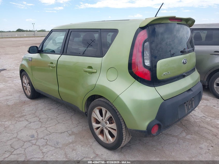 2015 Kia Soul + VIN: KNDJP3A52F7757381 Lot: 42847765