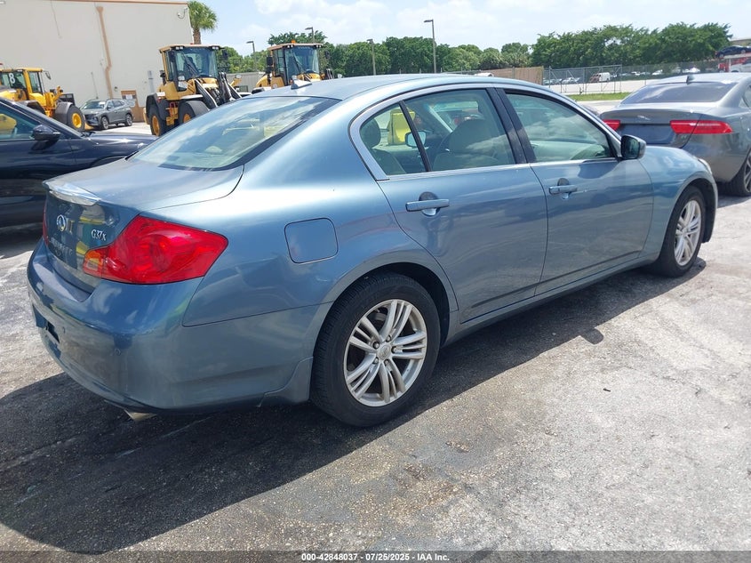 2010 Infiniti G37X VIN: JN1CV6AR8AM455061 Lot: 42848037