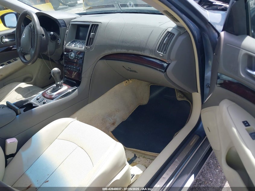 2010 Infiniti G37X VIN: JN1CV6AR8AM455061 Lot: 42848037