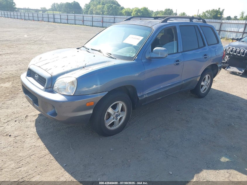 KM8SC73D63U487446 2003 HYUNDAI SANTA FE photo no. 2