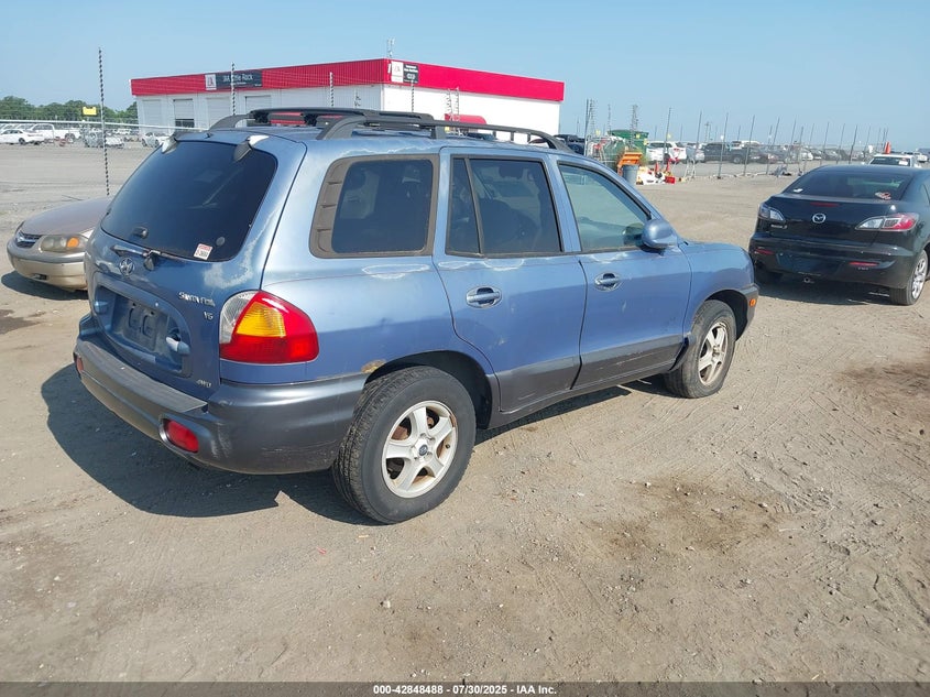 KM8SC73D63U487446 2003 HYUNDAI SANTA FE photo no. 4