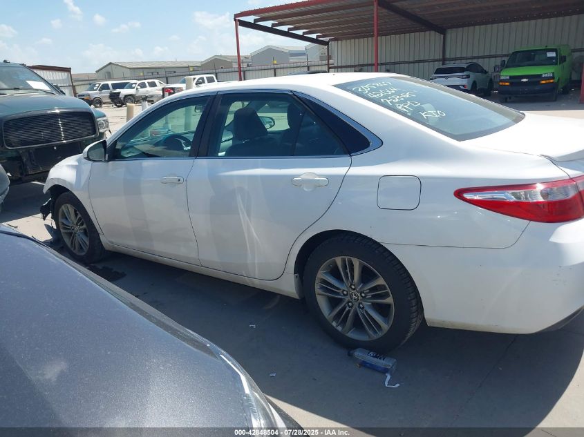 2016 Toyota Camry Se VIN: 4T1BF1FK9GU183886 Lot: 42848504