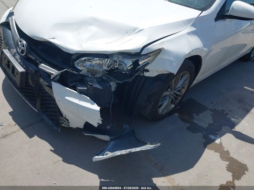 2016 Toyota Camry Se VIN: 4T1BF1FK9GU183886 Lot: 42848504